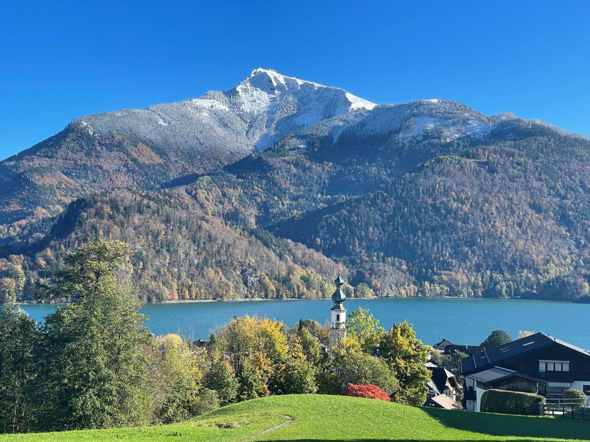 Ferienwohnung Schossleitner - Der Wohlfuehl-Ansitz Am Wolfgangsee Mit Weitblick St. Gilgen Zewnętrze zdjęcie
