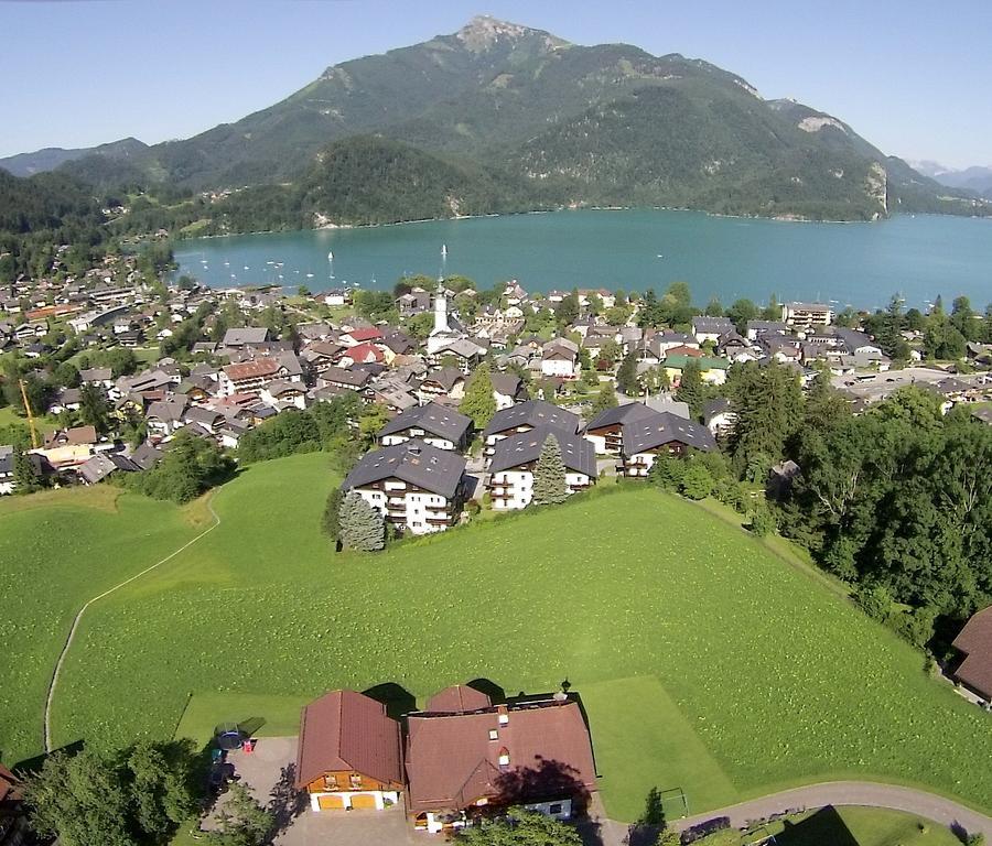 Ferienwohnung Schossleitner - Der Wohlfuehl-Ansitz Am Wolfgangsee Mit Weitblick St. Gilgen Zewnętrze zdjęcie